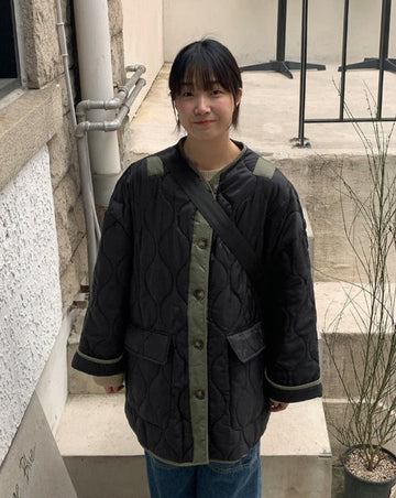 Hometi color matching over quilted jumper